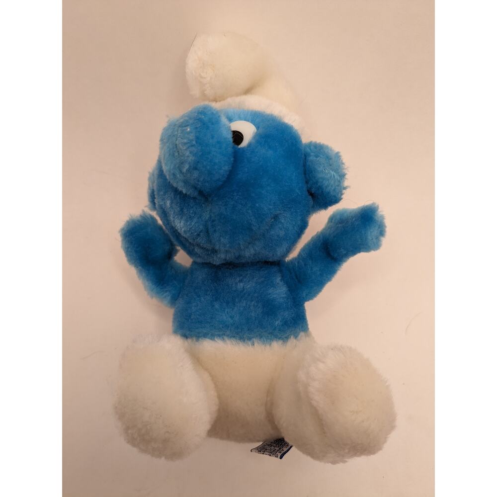 Vintage 1980 Smurf Plush 8" Wallace Berrie & Co